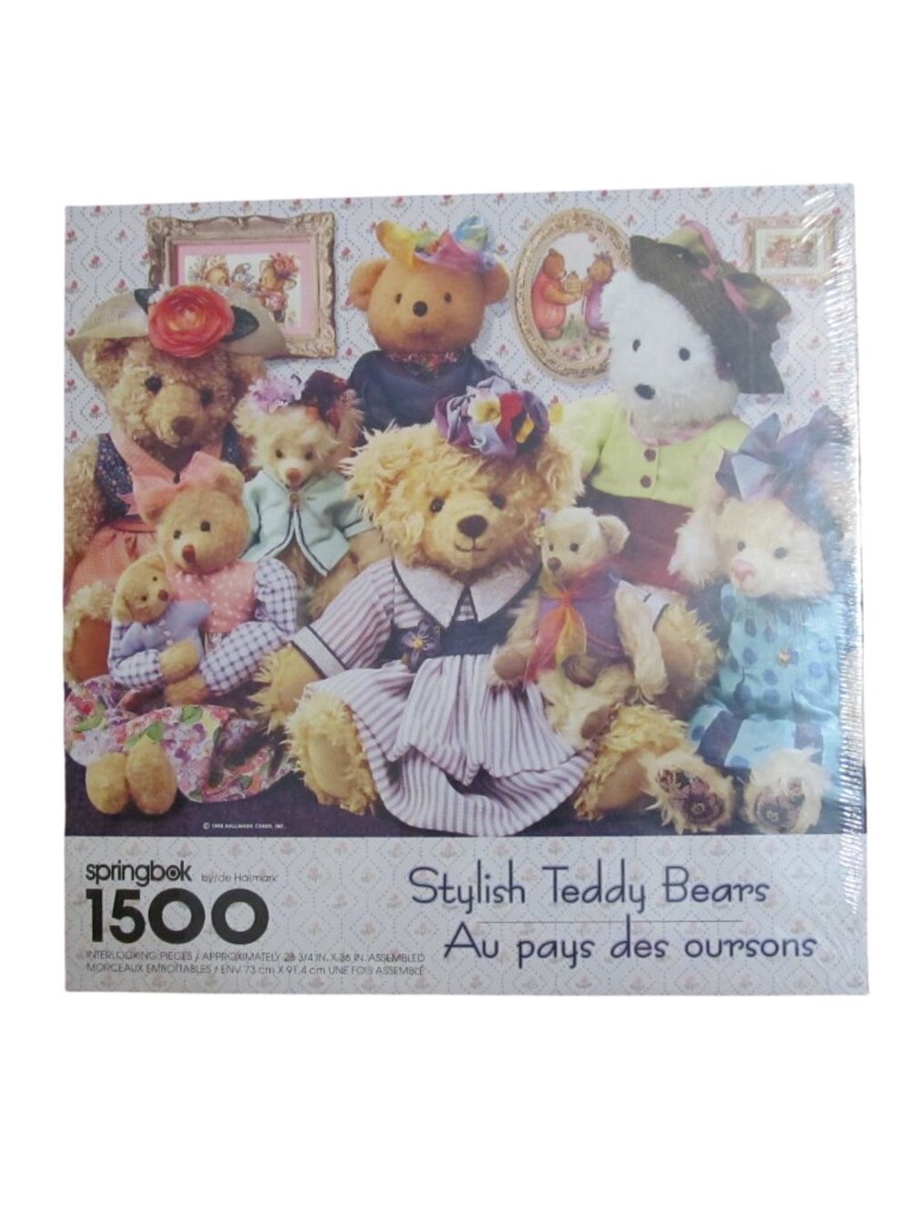 Springbok “Stylish Teddy Bears” Puzzle 1500 Pieces NEW Sealed